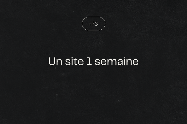 faire son site web en une semaine top chrono